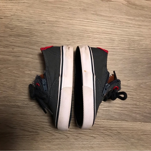 Poll Parrot Ahoy Toddler Aloha Nautical Theme Canvas Shoes Lace & Zip Navy sz 4M - Picture 10 of 16